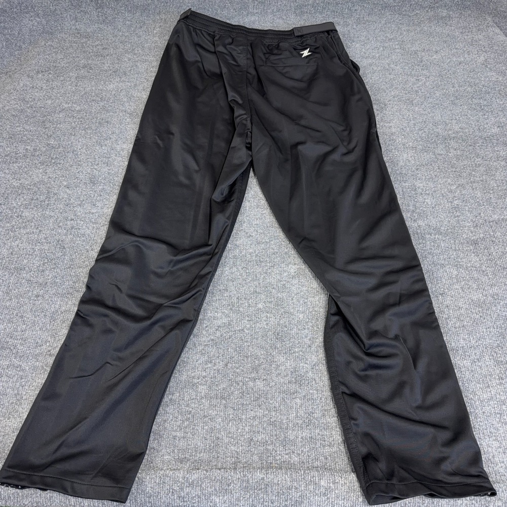 New York Knicks Pants Men XL Black ZIPWAY Full Zip Sides Warmup Logo NEW - Picture 13 of 14